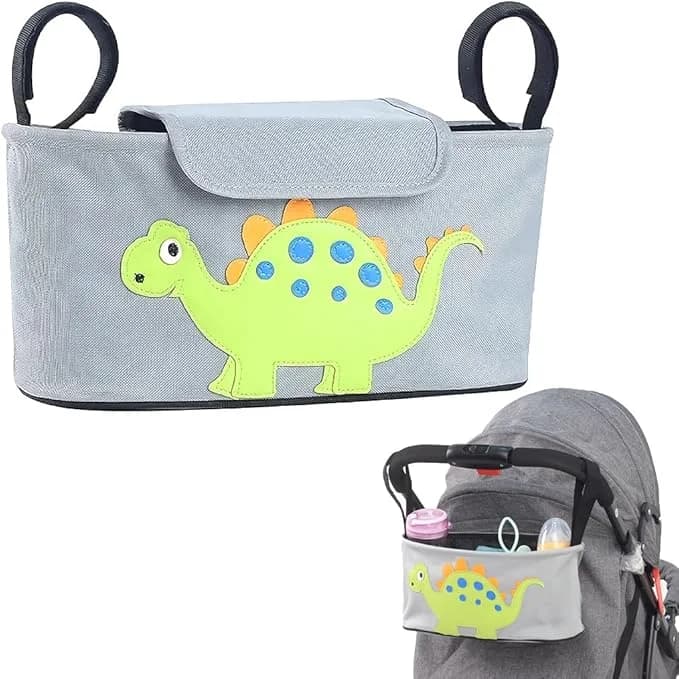 Wisząca torba organizer do wózka dinozaur Wisząca torba organizer do wózka dinozaur - Akcesoria