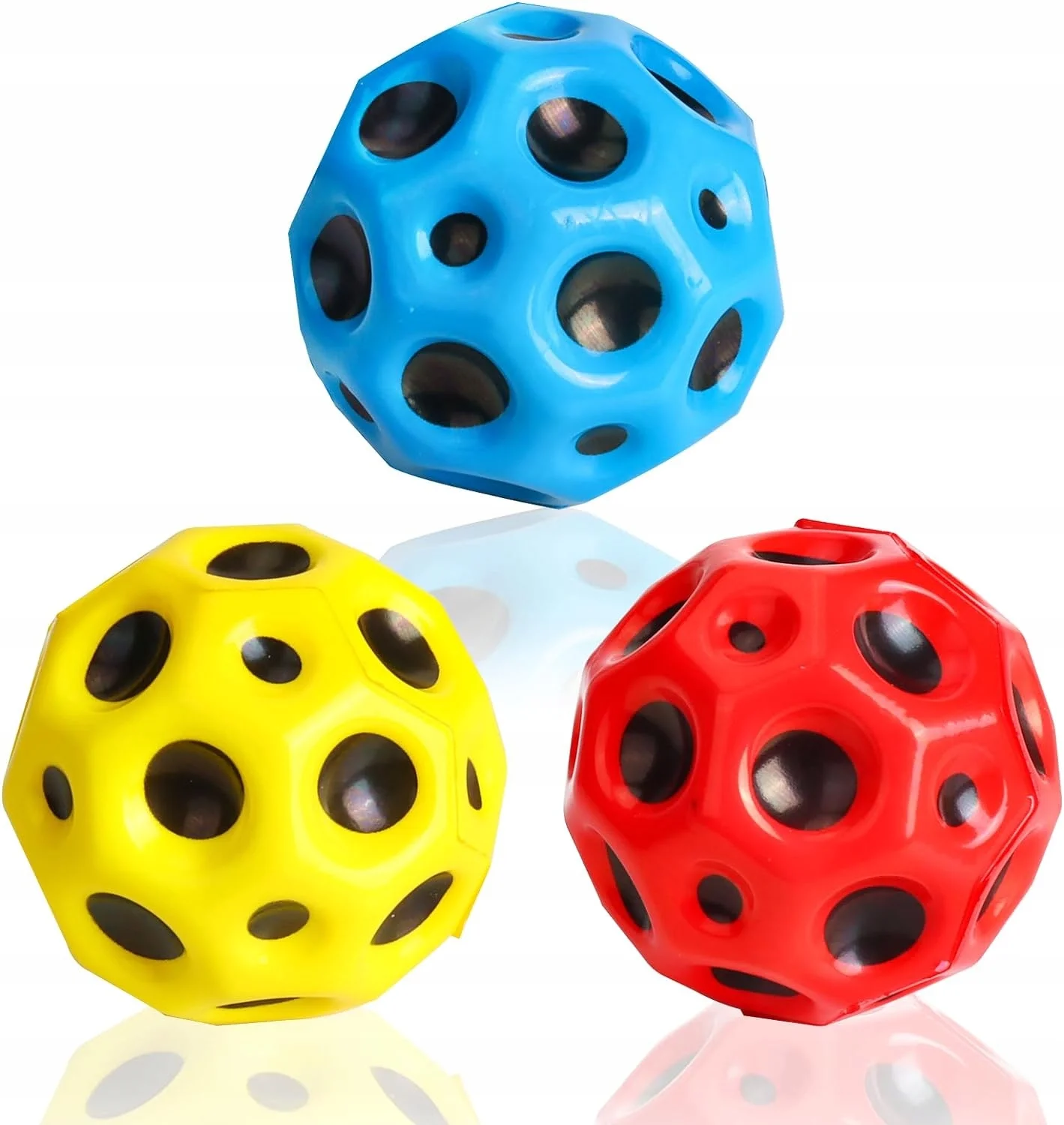 3X PIŁKA ASTRO JUMP MOON BALL WYSOKO ODBIJAJĄCA SIĘ ZESTAW PIŁEK 3X PIŁKA ASTRO JUMP MOON BALL WYSOKO ODBIJAJĄCA SIĘ ZESTAW PIŁEK - Piłki