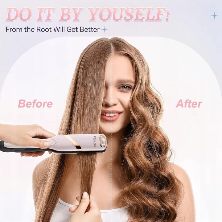 Lokówka fala AE-513 5 temp. do włosów, różowa Wtyczka UK + ADAPTER EU Lokówka fala AE-513 5 temp. do włosów, różowa Wtyczka UK + ADAPTER EU - Lokówki