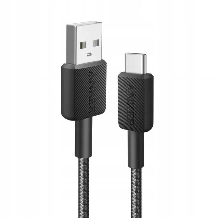 Kabel Anker USB - USB typ C 0,9 m czarny 3 SZT Kabel Anker USB - USB typ C 0,9 m czarny 3 SZT - Anker Kable