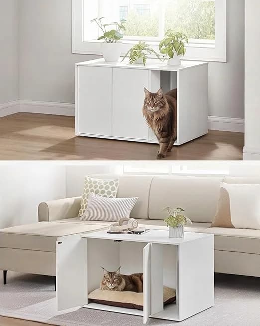 DOMEK LEGOWISKO DLA KOTA DOMEK ZE SCHOWKIEM SONGMICS DOMEK LEGOWISKO DLA KOTA DOMEK ZE SCHOWKIEM SONGMICS - Songmics Kuwety