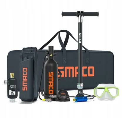 Zestaw do nurkowania Smaco S400PRO - Full Zestaw czarny Zestaw do nurkowania Smaco S400PRO - Full Zestaw czarny - Smaco Sporty wodne
