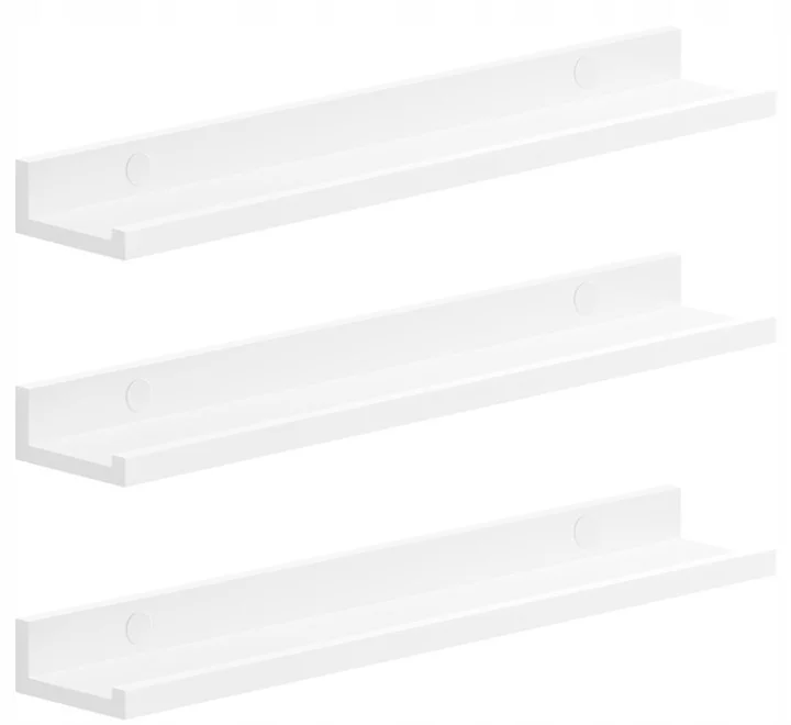 Półka płyta MDF Songmics 60 x 7,5 cm biały Półka płyta MDF Songmics 60 x 7,5 cm biały - Songmics Półki